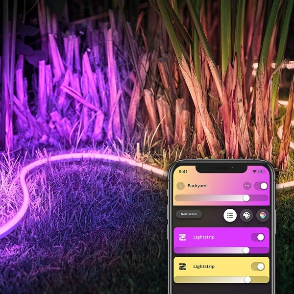 LED RGBW Димируема лента Philips Hue OUTDOOR STRIP LED/20,5W 2 м IP67