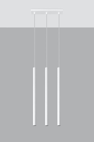 Sollux SL.0466 - Пендел PASTELO 3xG9/8W/230V бял