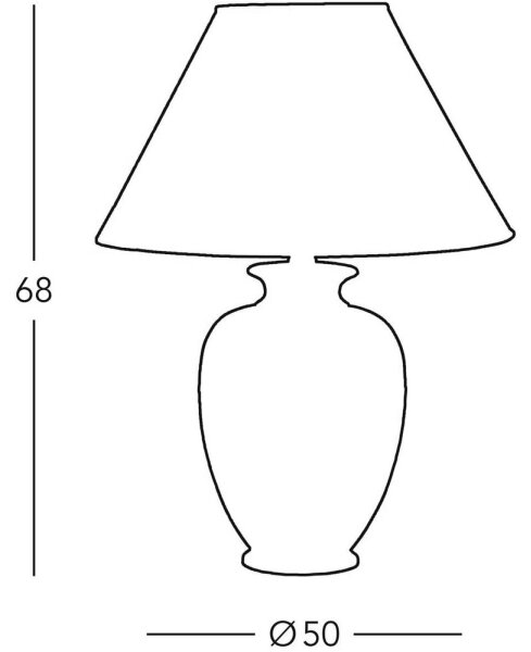 Kolarz 0014.75 - Настолна лампа GIARDINO 1xE27/100W/230V