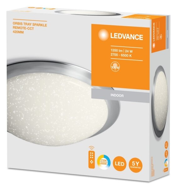 Ledvance - LED Димируема лампа SILARA LED/24W/230V + дистанционно