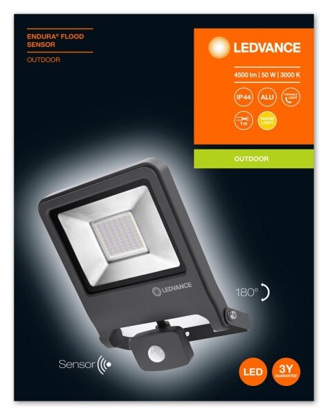 Ledvance - LED Рефлектор на сензор ENDURA LED/50W/230V IP44