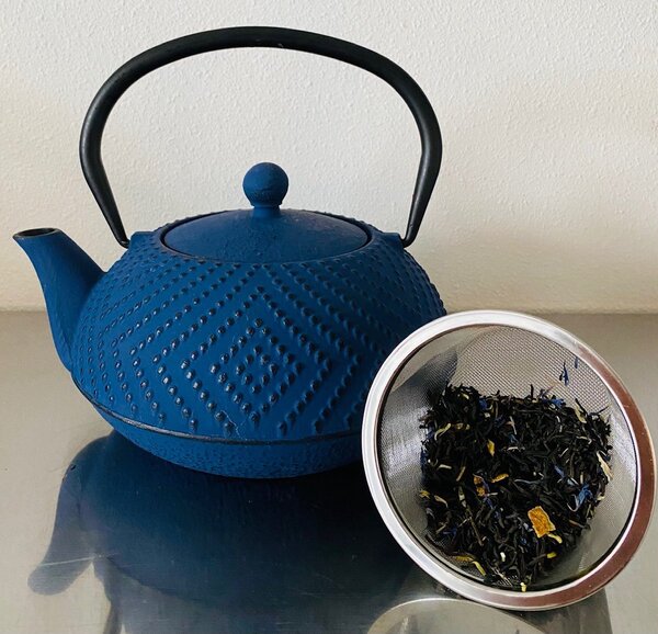 BREDEMEIJER Чугунен чайник “Fujian“ - син - 1,2 л