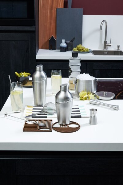 LEOPOLD VIENNA Стоманен шейкър за коктейли с цедка - 500 мл