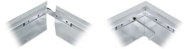 Метална рамка за монтаж върху LED панели ZEUS 1195x595мм