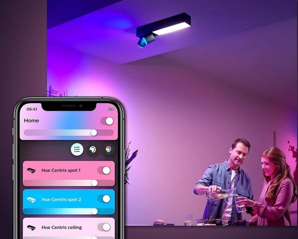 Philips Hue CENTRIS LED RGBW stmívatelné svítidlo 11W + 2x GU10 5,7W
