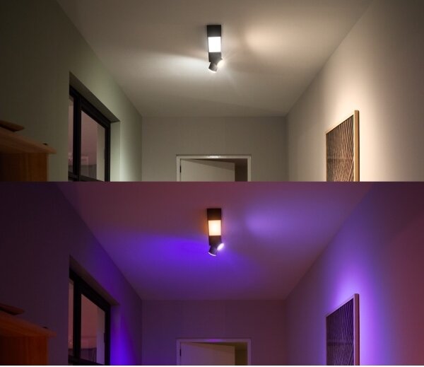 Philips Hue CENTRIS LED RGBW stmívatelné svítidlo 11W + 2x GU10 5,7W