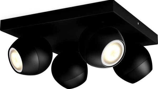 Philips 50474/30/P6 - LED Димируем спот Hue BUCKRAM 4xGU10/5W/230V