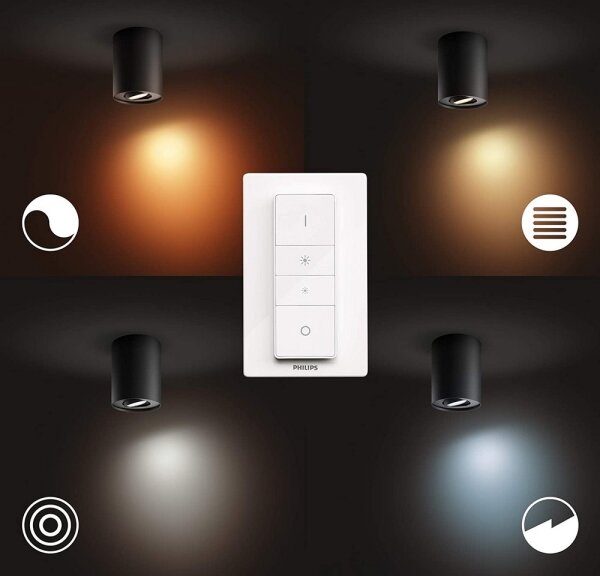 Philips 56330/30/P6 - LED Димируема лампа Hue PILLAR 1xGU10/5W/230V + д.у