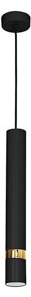 Полилей на кабел JOKER 1xGU10/25W/230V в черно и златно