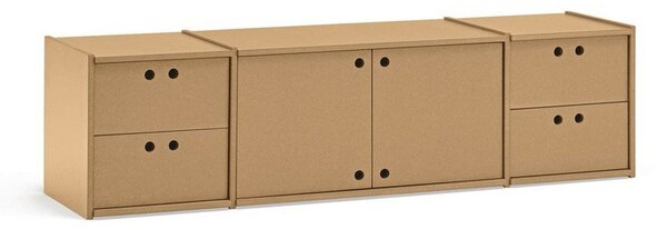 Маса за телевизор в естествен цвят 157x42x40 cm Wally – Teulat