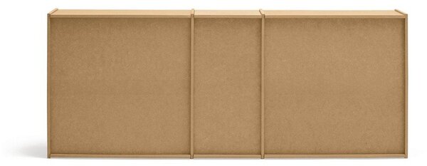 Скрин в естествен цвят 197x80x40 cm Wally – Teulat