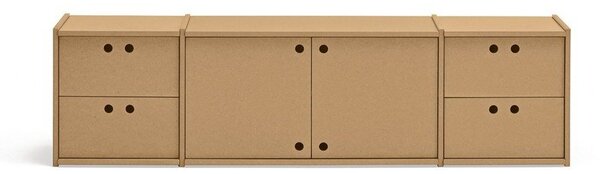 Маса за телевизор в естествен цвят 157x42x40 cm Wally – Teulat