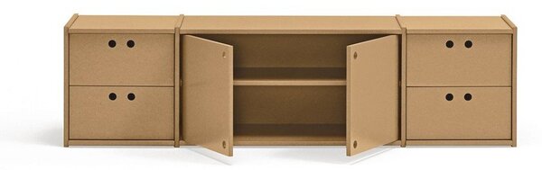 Маса за телевизор в естествен цвят 157x42x40 cm Wally – Teulat