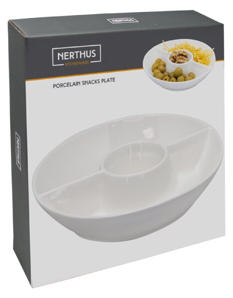 Nerthus Порцеланово плато с три отделения