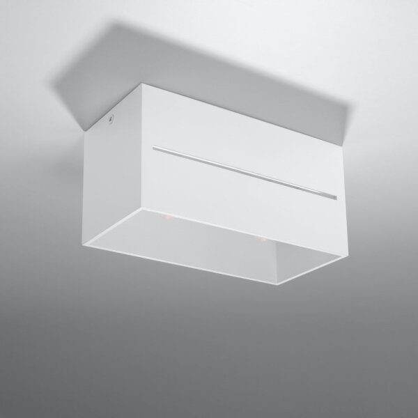 Sollux SL.0383 - Плафон LOBO 2xG9/40W/230V бял