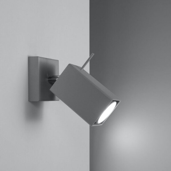 Sollux SL.0455 - Стенен спот MERIDA 1xGU10/40W/230V сив