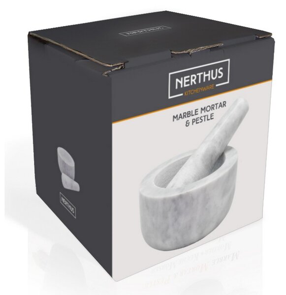 Nerthus Кухненско хаванче от бял мрамор