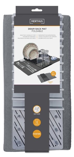 Nerthus Сушилник за съдове с подложка