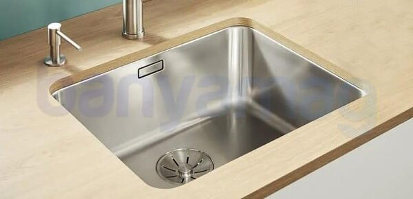 Blanco Solis 500 U Кухненска мивка от неръждаема стомана, единична, под плот