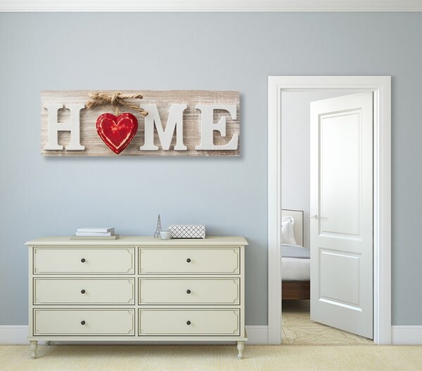 Картина на платно – С надпис Home