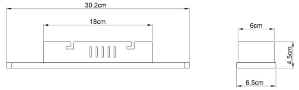 Globo 41509-6 - LED Лампа за баня BURGOS LED/6W/230V IP44