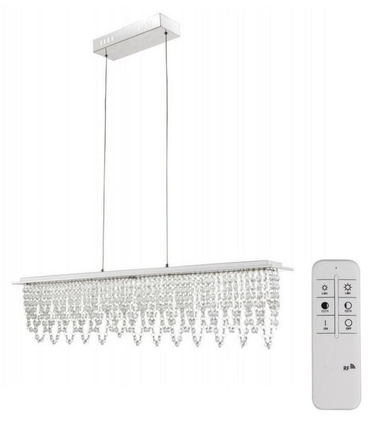 Globo 68405-24H - LED Димируем кристален полилей на връв LED/24W/230V + д.у