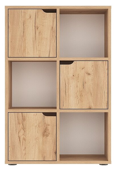 Библиотека за книги в дъб 59,5x27,5x89 cm
