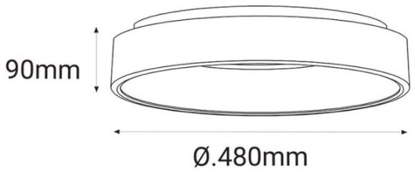 LED2 - LED Лампа BELLA LED/40W/230V 3000/4000K бяла