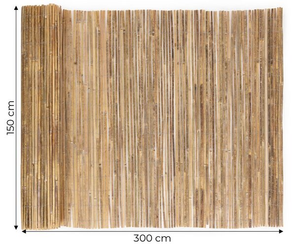 Бамбуков екран 150 cm x 300 cm x 12 mm