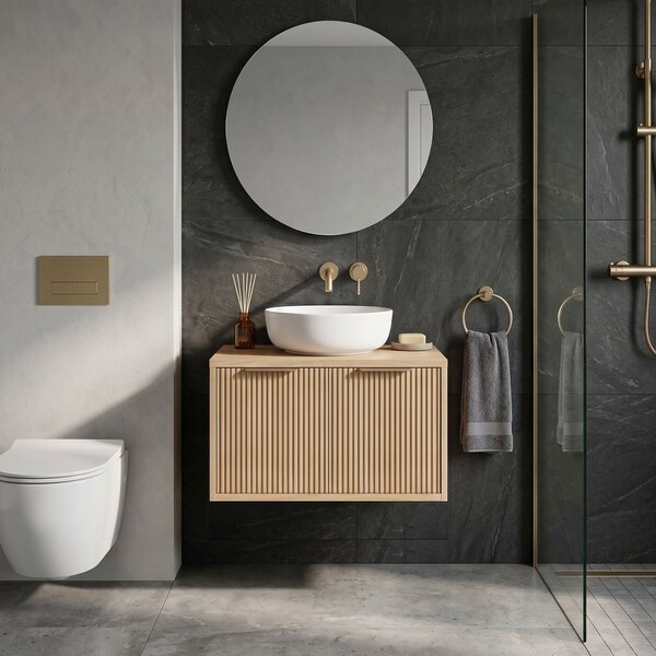 Шкаф за мивка Rea Core 60cm Beige