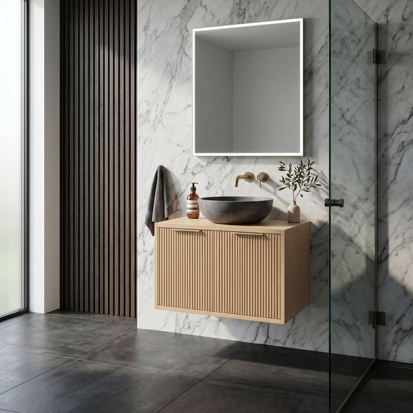 Шкаф за мивка Rea Core 60cm Beige
