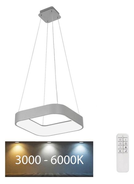 Rabalux - LED Димируем висящ полилей LED/28W/230V кръгъл + дистанционно 3000-6000K