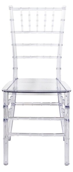 Градински стол Tiffany прозрачен PC 38.5x46x88 cm
