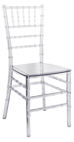 Градински стол Tiffany прозрачен PC 38.5x46x88 cm
