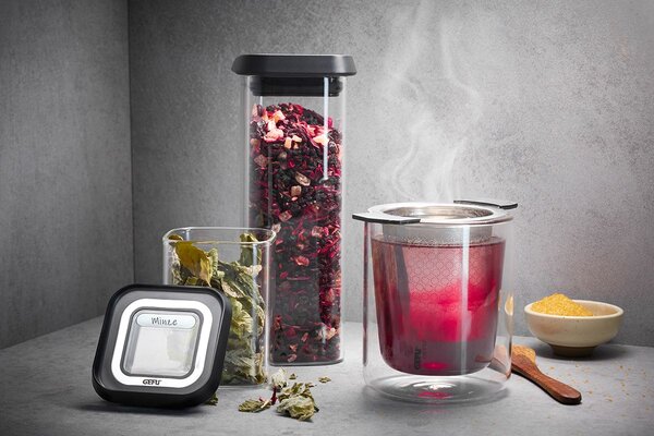 GEFU Сет от 3 бр. стъклени канистери “PANTRY“, 2х180 мл, 400мл