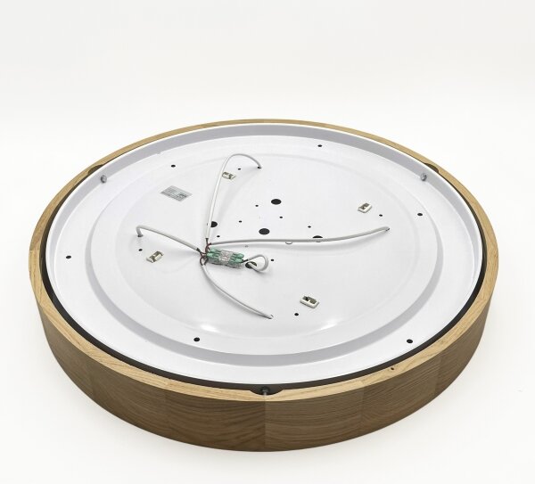 Brilagi - LED таванен плафон CARVALHO 4x E27/60W/230V, дъб, Ø 57,5 cm