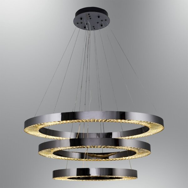 LED полилей на кабел JESI LED/99W/230V 3000K диам. 100 см сребрист