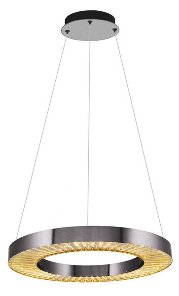 LED полилей на стоманено въже JESI LED/35W/230V 3000K Ø 60 cm сребрист