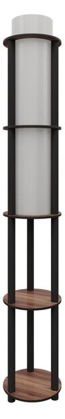 Подова лампа с рафтове NOTO 1xE27/40W/230V кафява/черна