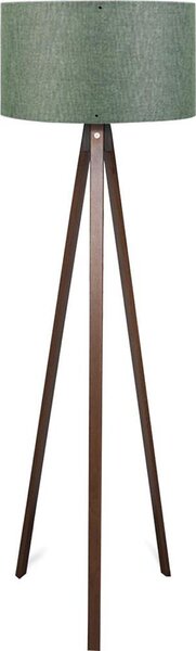 Подова лампа AYD 1xE27/40W/230V кафява/зелена