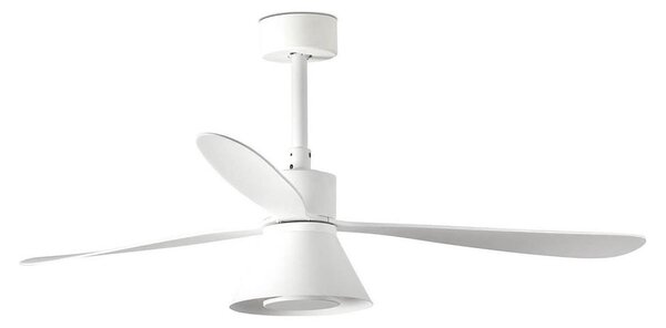 FARO 33760WT-22-LED Вентилатор с функция за димиране AMELIA L CONE LED/20W/230V, бял, Ø132 cm, WT + дистанционно управление