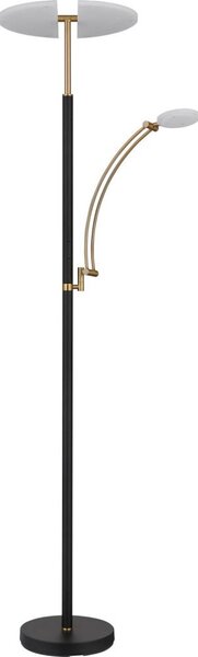 Globo 58909B - LED димируема стояща лампа TIRANA 40W/230V + 5,5W черна