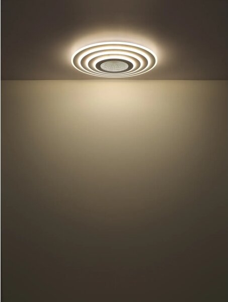 Globo 48544-60SH - LED димируем таванен плафон JOCELYN 60W/230V Wi‑Fi Tuya Ø 70 см + ДУ