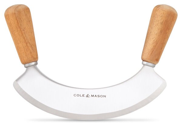 COLE & MASON Комплект за кълцане с дървена подложка