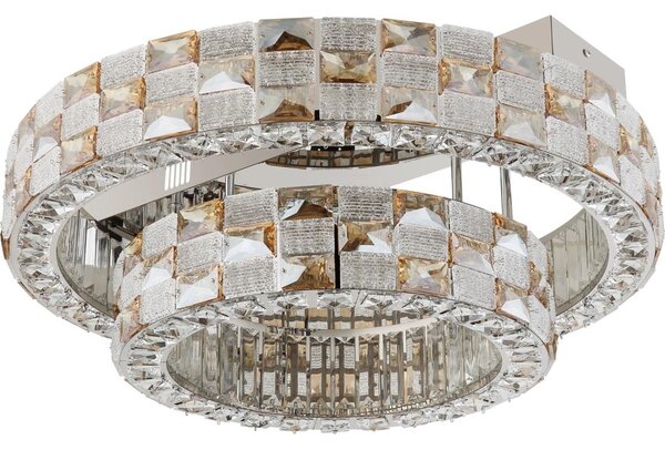 Globo 67396D1 - LED димируемо таванно осветително тяло LIDIA 55W/230V 2700-6000K диаметър 61 см + дистанционно управление