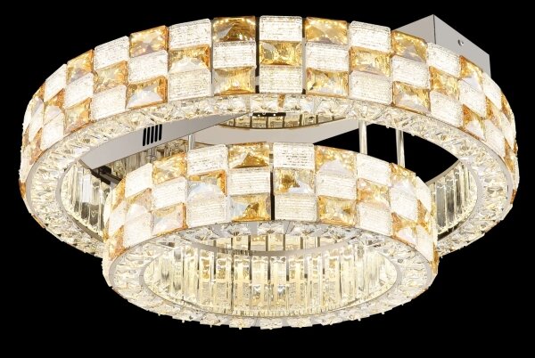 Globo 67396D1 - LED димируемо таванно осветително тяло LIDIA 55W/230V 2700-6000K диаметър 61 см + дистанционно управление
