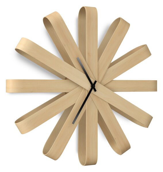 UMBRA Дървен часовник за стена “RIBBONWOOD“