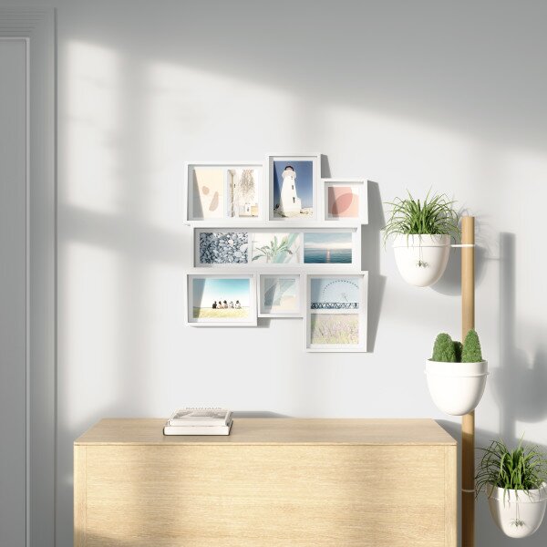 UMBRA Колаж от рамки за снимки “EDGE MULTI WALL“ - бял - за 11 снимки