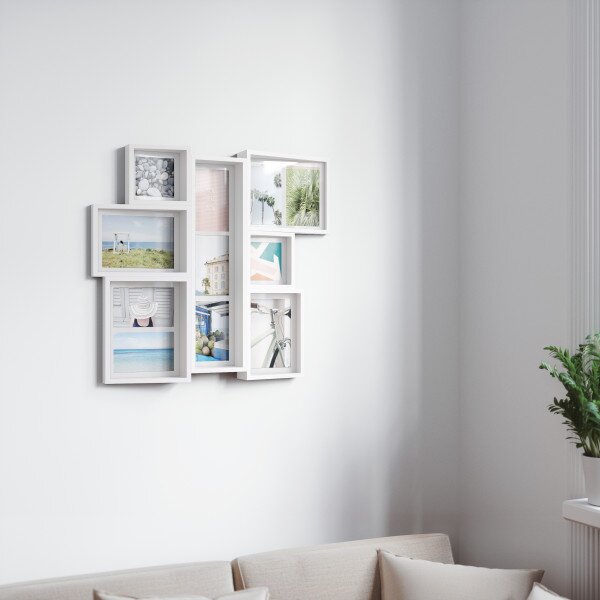 UMBRA Колаж от рамки за снимки “EDGE MULTI WALL“ - бял - за 11 снимки