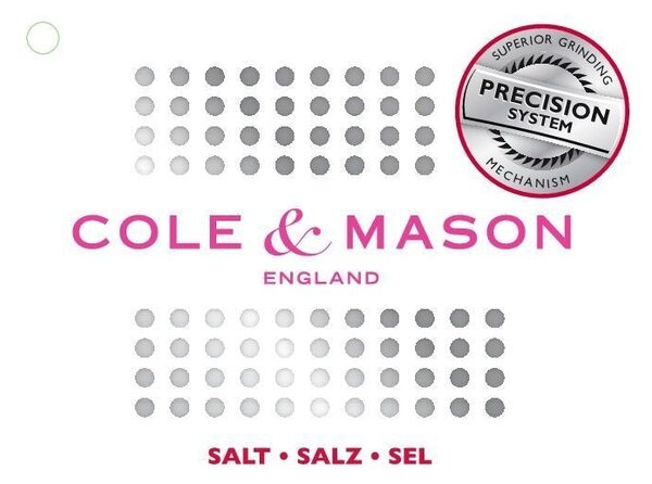 COLE&MASON Мелничкa за сол „Beech Capstan” – 20 см